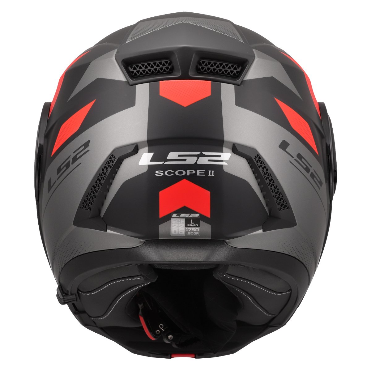 LS2 FF902 SCOPE II ŠALMAS - DURIA BLACK RED