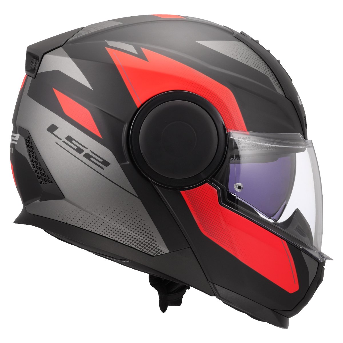 LS2 FF902 SCOPE II ŠALMAS - DURIA BLACK RED