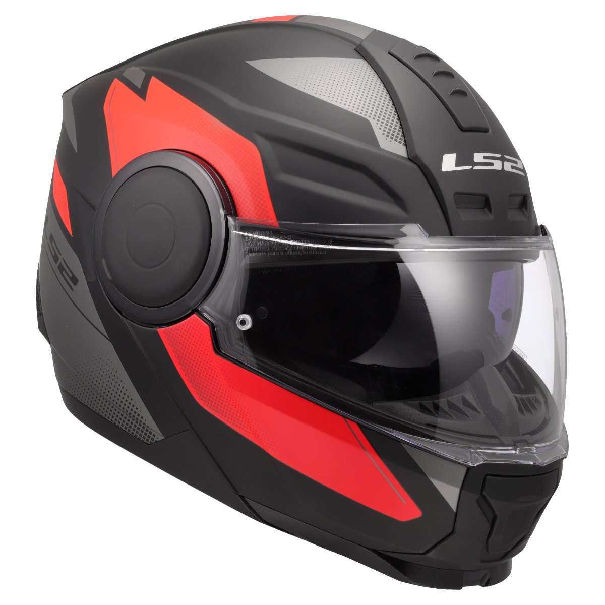 LS2 FF902 SCOPE II ŠALMAS - DURIA BLACK RED