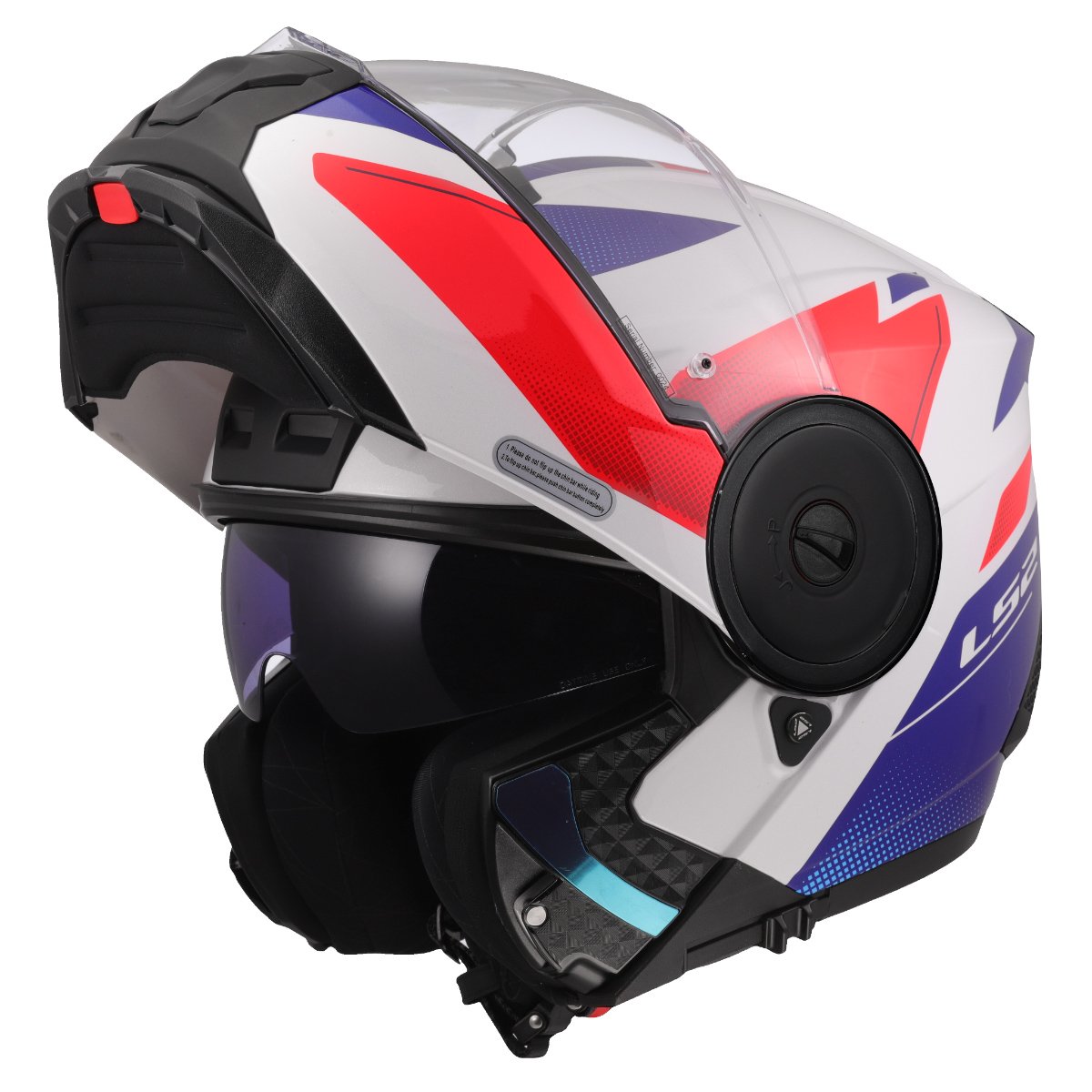 LS2 FF902 SCOPE II ŠALMAS - DURIA WHITE BLUE RED