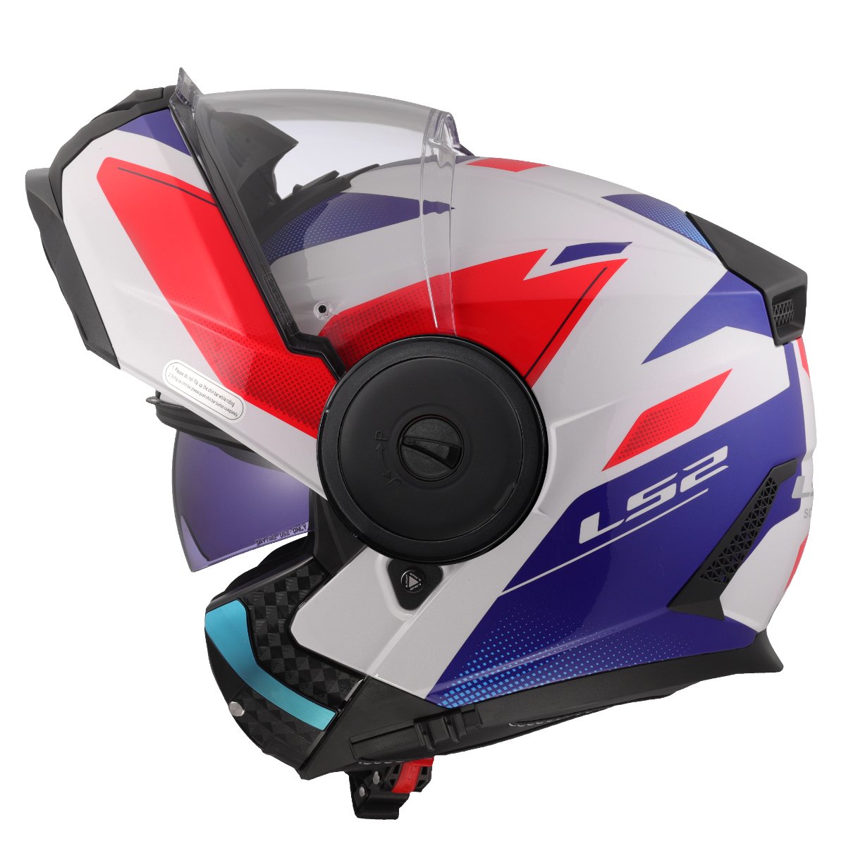 LS2 FF902 SCOPE II ŠALMAS - DURIA WHITE BLUE RED