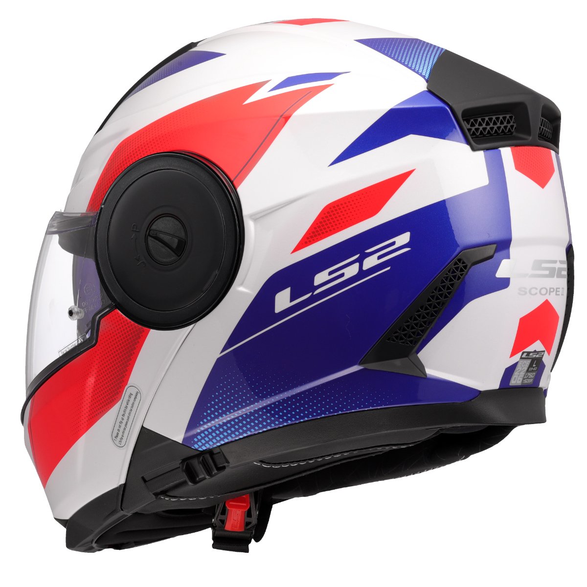 LS2 FF902 SCOPE II ŠALMAS - DURIA WHITE BLUE RED