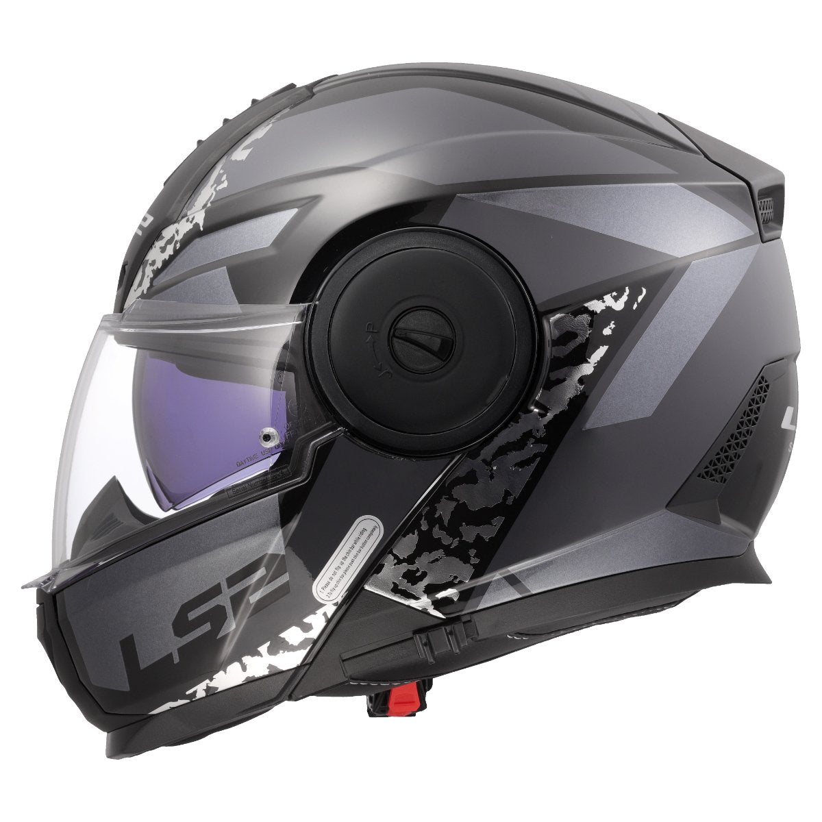 LS2 FF902 SCOPE II ŠALMAS - OXYD BLACK TITANIUM