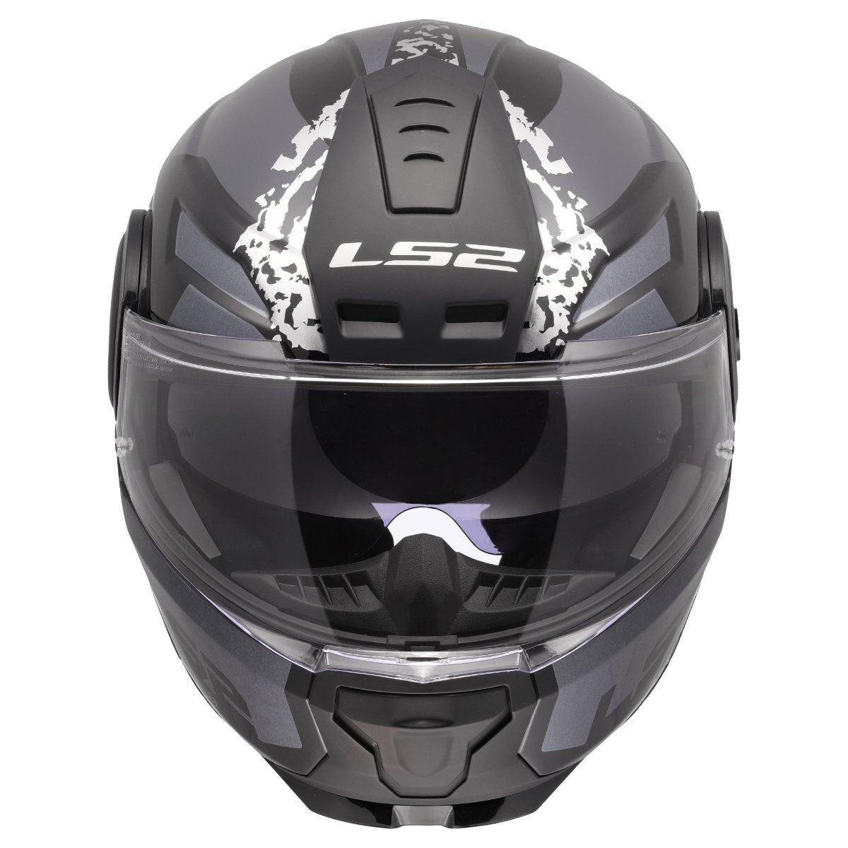 LS2 FF902 SCOPE II ŠALMAS - OXYD BLACK TITANIUM