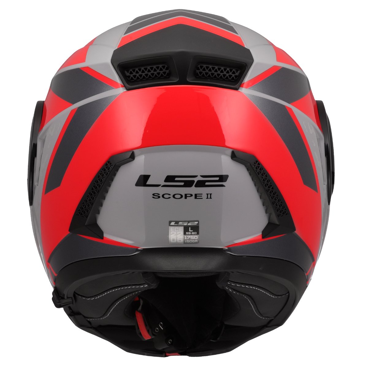 LS2 FF902 SCOPE II ŠALMAS - OXYD GREY RED-06