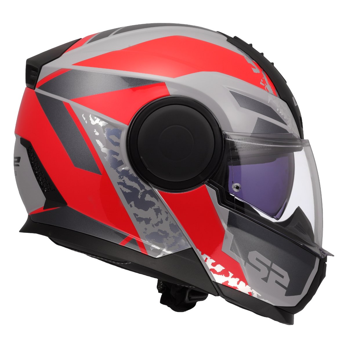 LS2 FF902 SCOPE II ŠALMAS - OXYD GREY RED-06