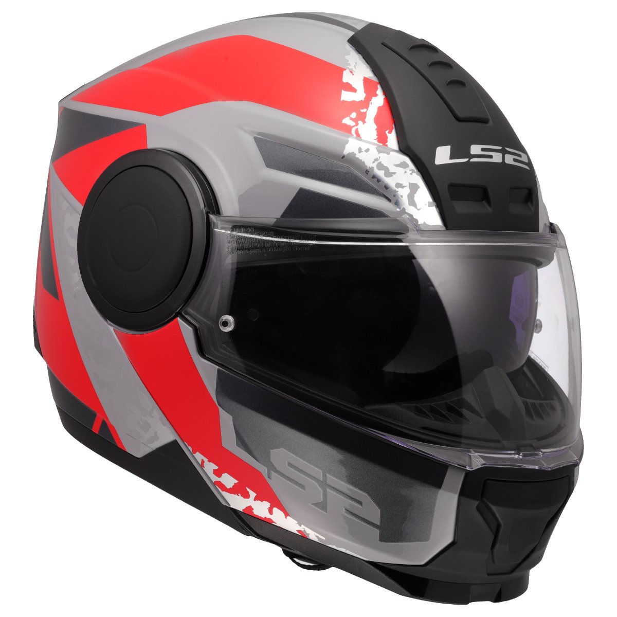 LS2 FF902 SCOPE II ŠALMAS - OXYD GREY RED-06