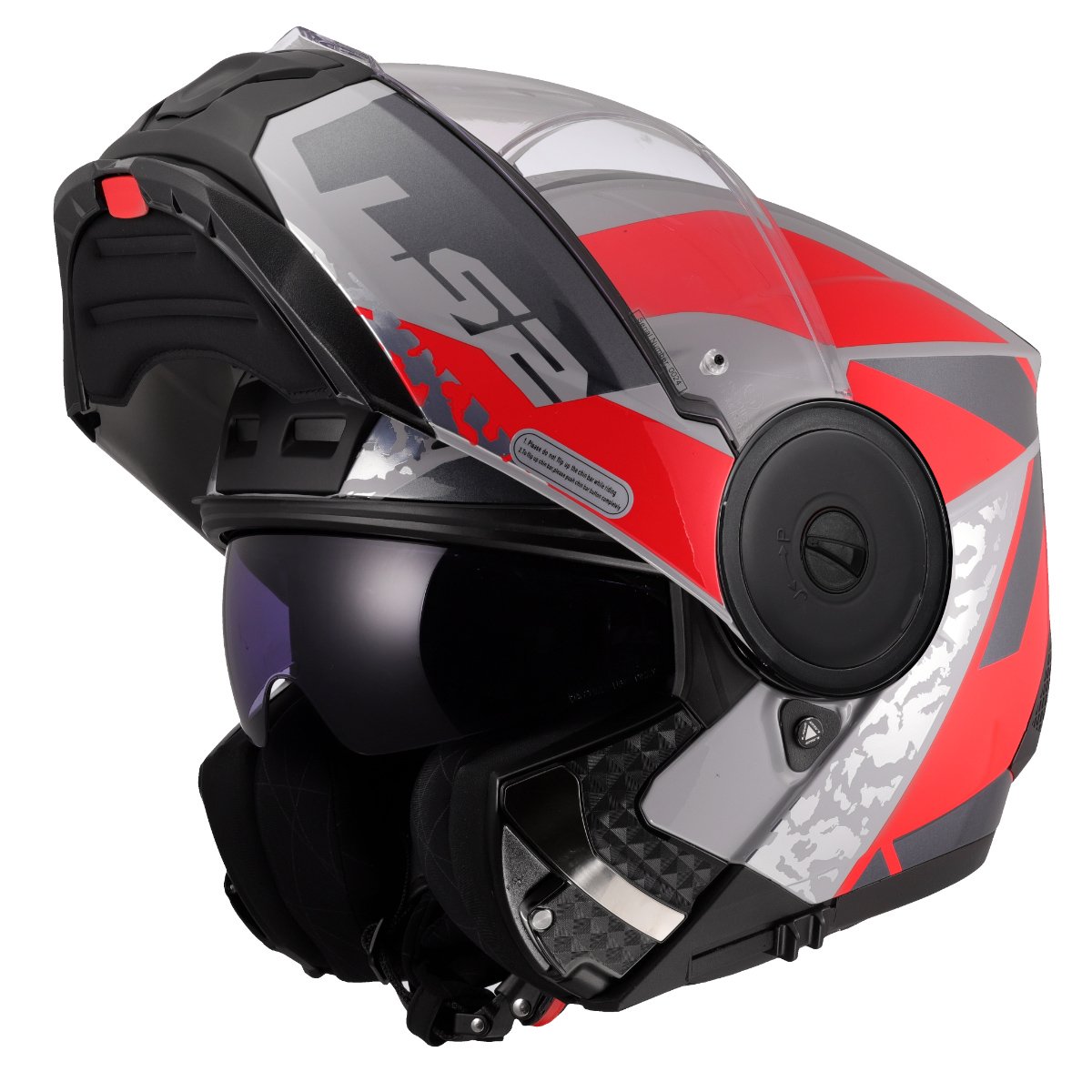 LS2 FF902 SCOPE II ŠALMAS - OXYD GREY RED-06