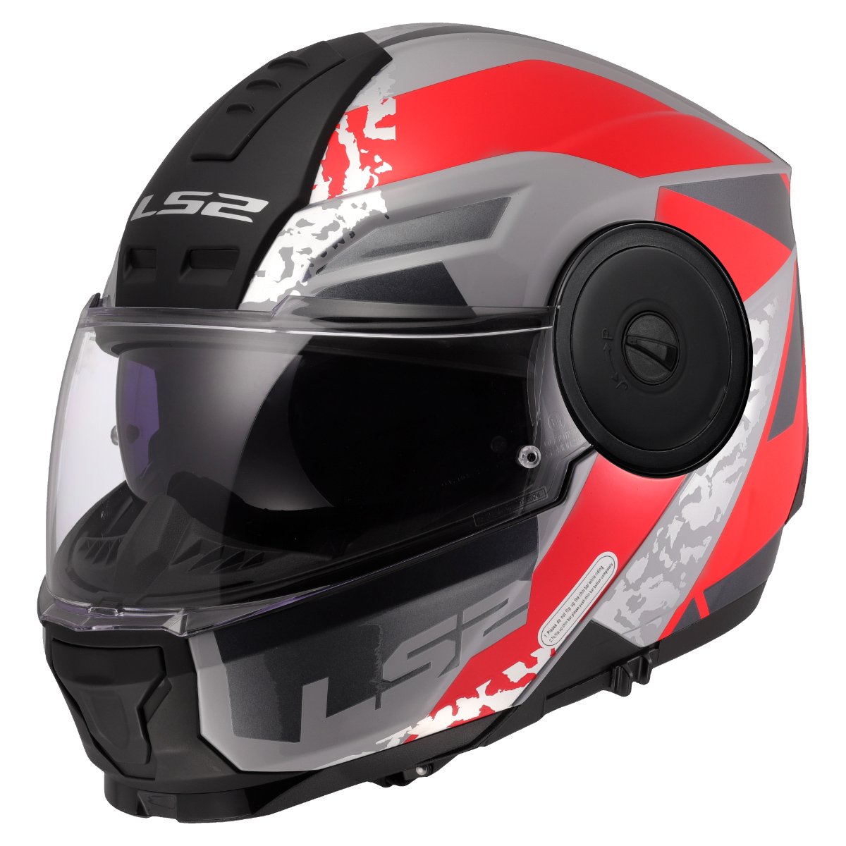 LS2 FF902 SCOPE II ŠALMAS - OXYD GREY RED-06