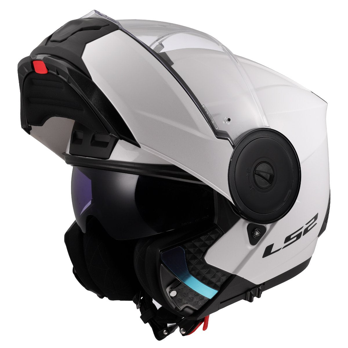 LS2 FF902 SCOPE II ŠALMAS - SOLID GLOSS WHITE