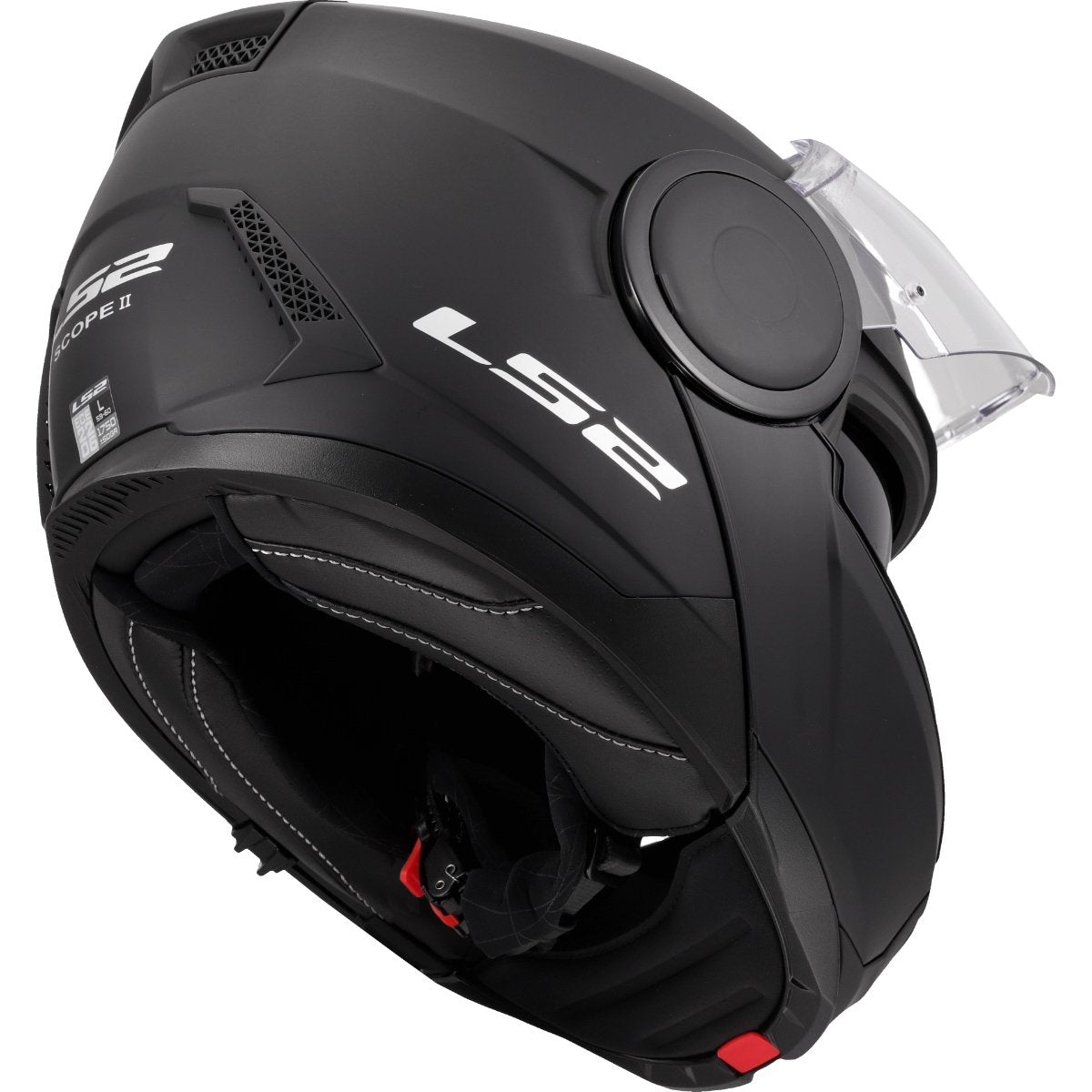 LS2 FF902 SCOPE II ŠALMAS - SOLID MATT BLACK