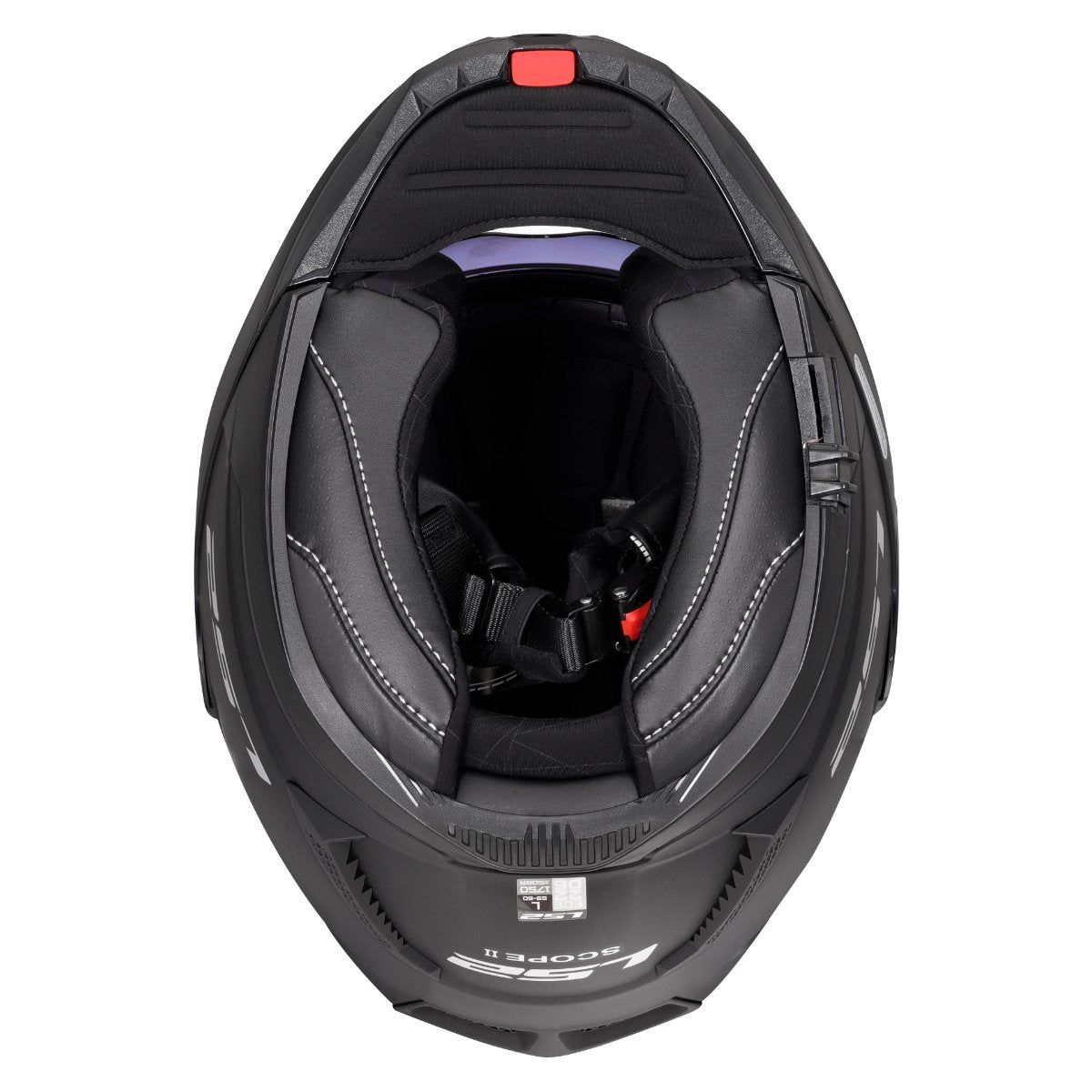 LS2 FF902 SCOPE II ŠALMAS - SOLID MATT BLACK