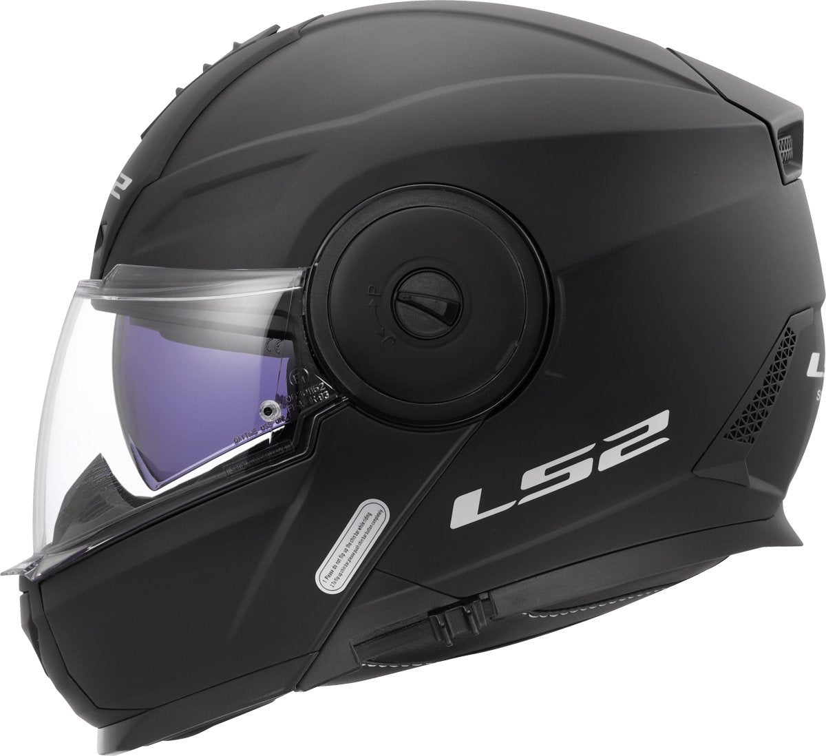 LS2 FF902 SCOPE II ŠALMAS - SOLID MATT BLACK