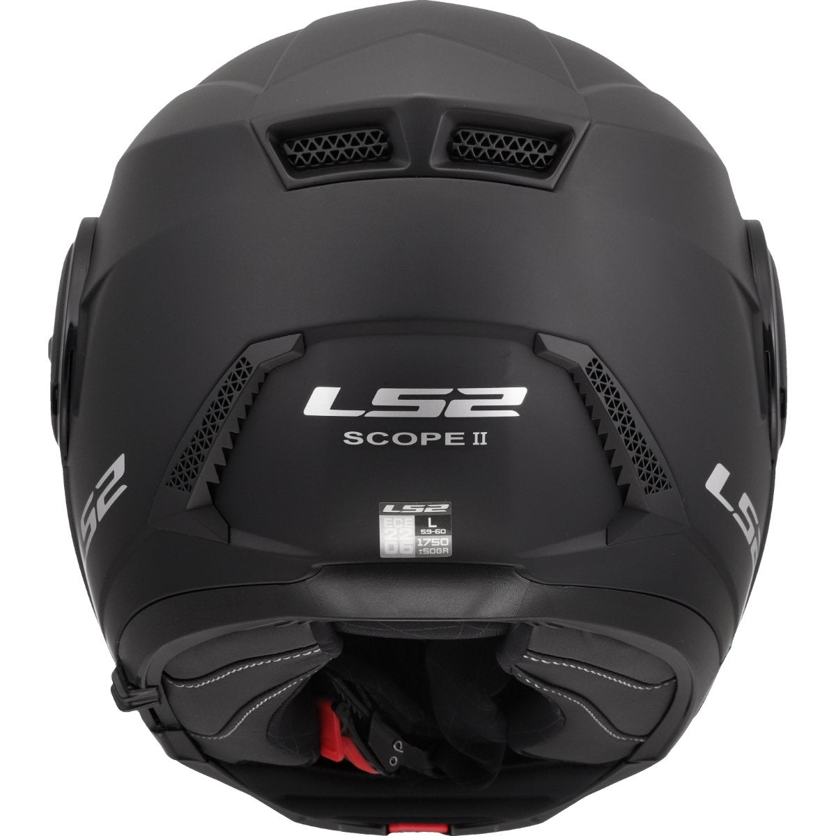 LS2 FF902 SCOPE II ŠALMAS - SOLID MATT BLACK
