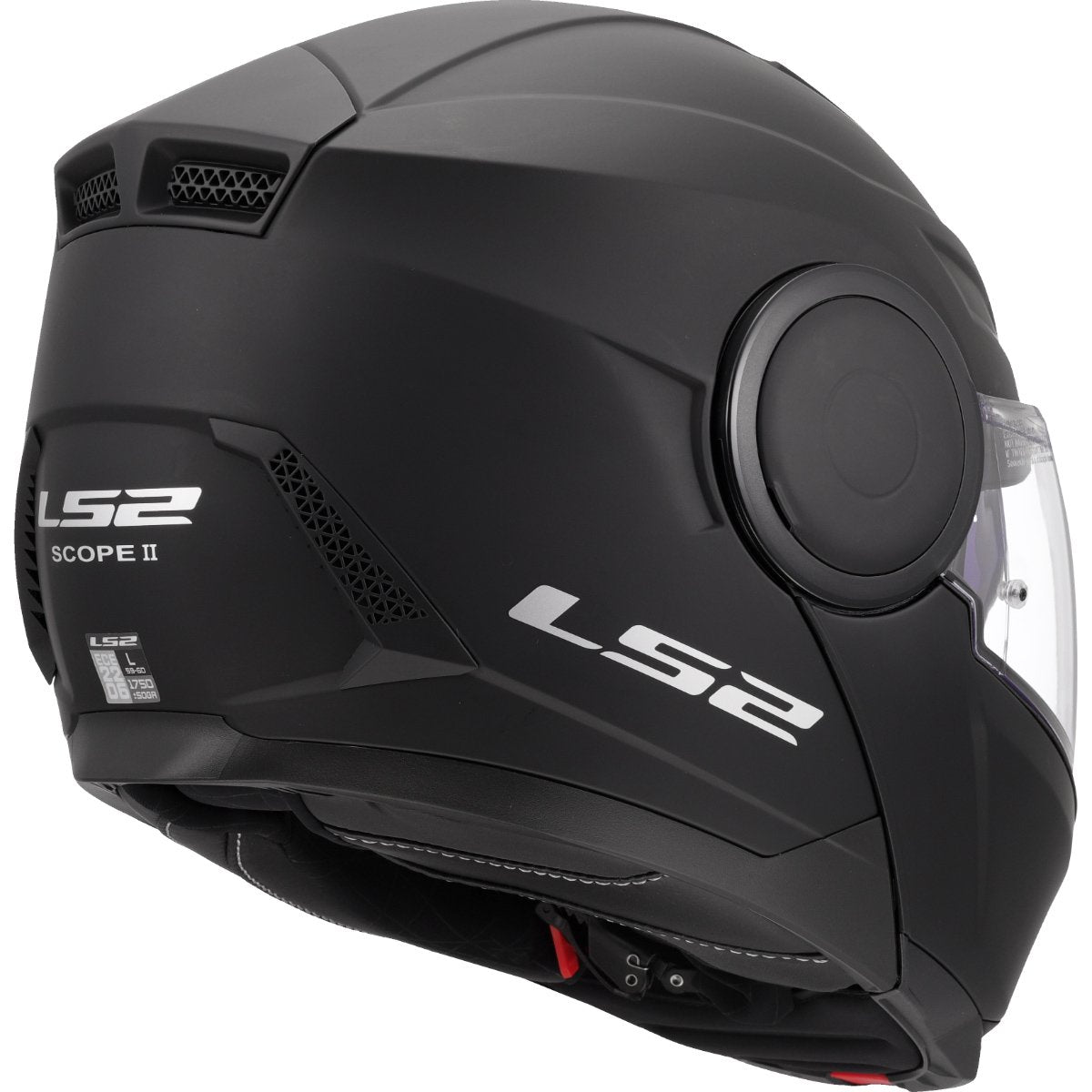 LS2 FF902 SCOPE II ŠALMAS - SOLID MATT BLACK