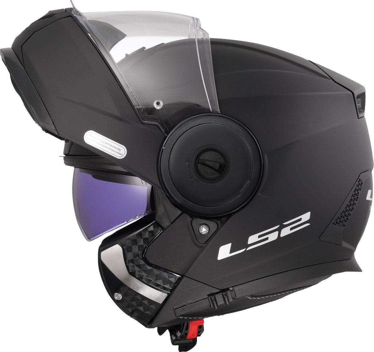 LS2 FF902 SCOPE II ŠALMAS - SOLID MATT BLACK