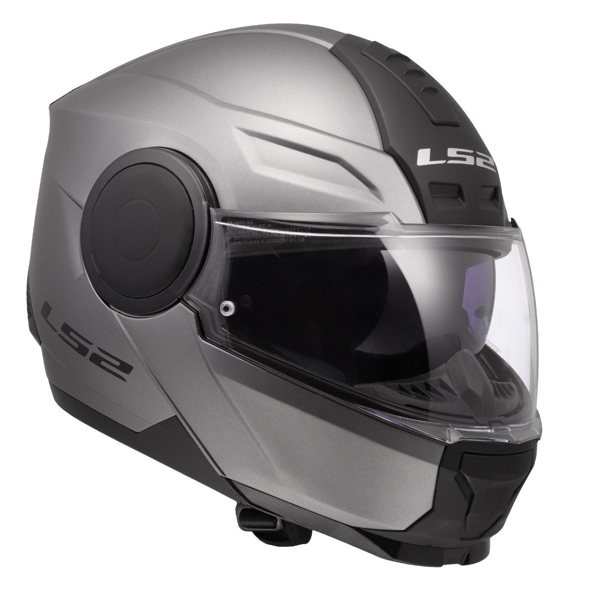 LS2 FF902 SCOPE II ŠALMAS – SOLID MATT TITANIUM