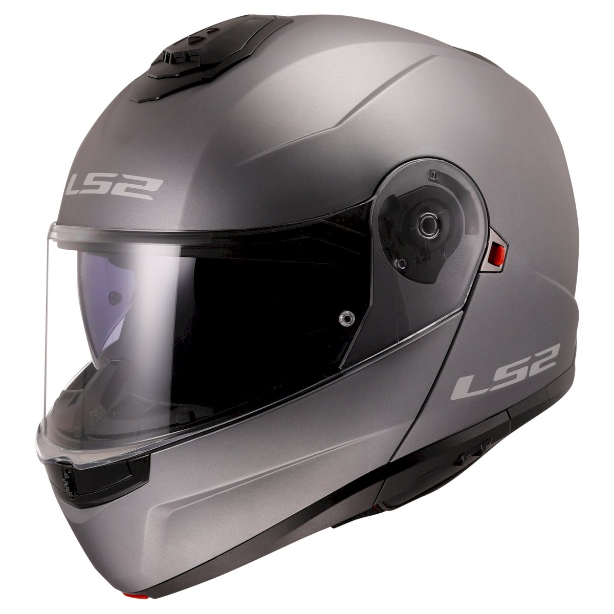LS2 FF908 STROBE II ŠALMAS - MATT TITANIUM
