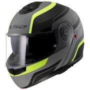 LS2 FF908 STROBE II ŠALMAS - MONZA M.BLACK H-V YELLOW