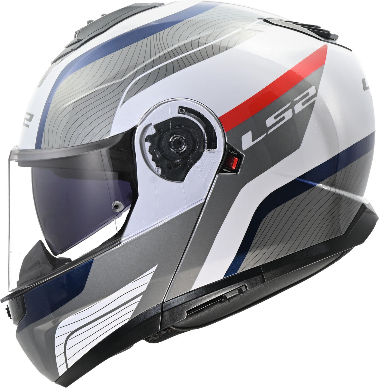 LS2 FF908 STROBE II MONZA WHITE BLUE RED-06
