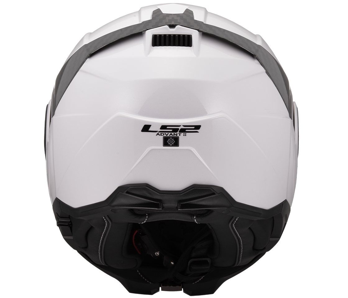 LS2 FF910 ADVANT II ŠALMAS - SOLID WHITE
