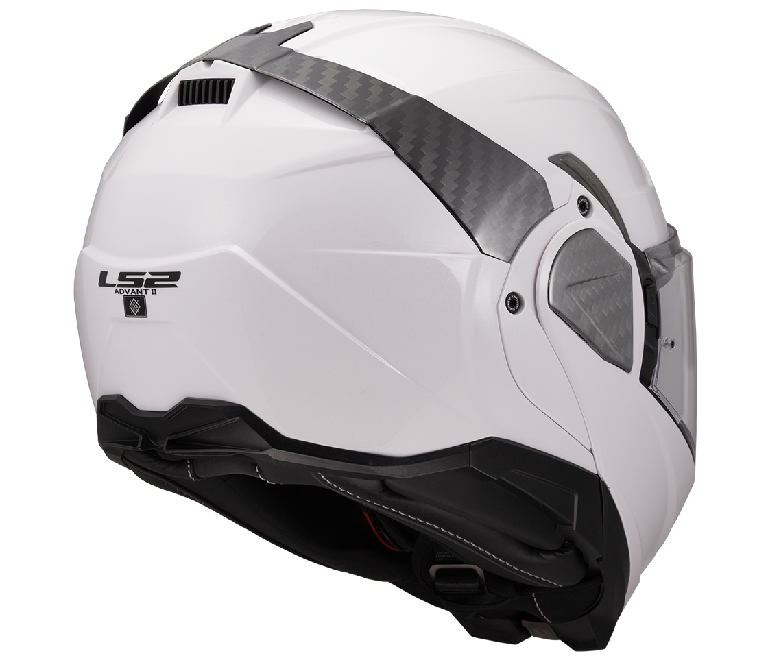 LS2 FF910 ADVANT II ŠALMAS - SOLID WHITE