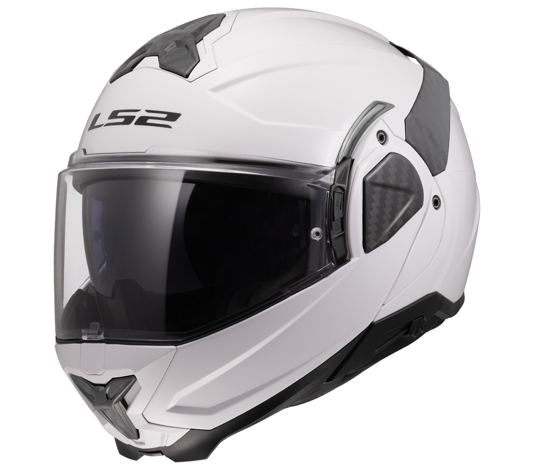LS2 FF910 ADVANT II ŠALMAS - SOLID WHITE