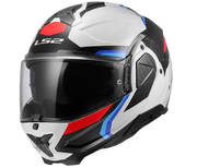 LS2 FF910 ADVANT II TRIPLE WHITE BLUE RED