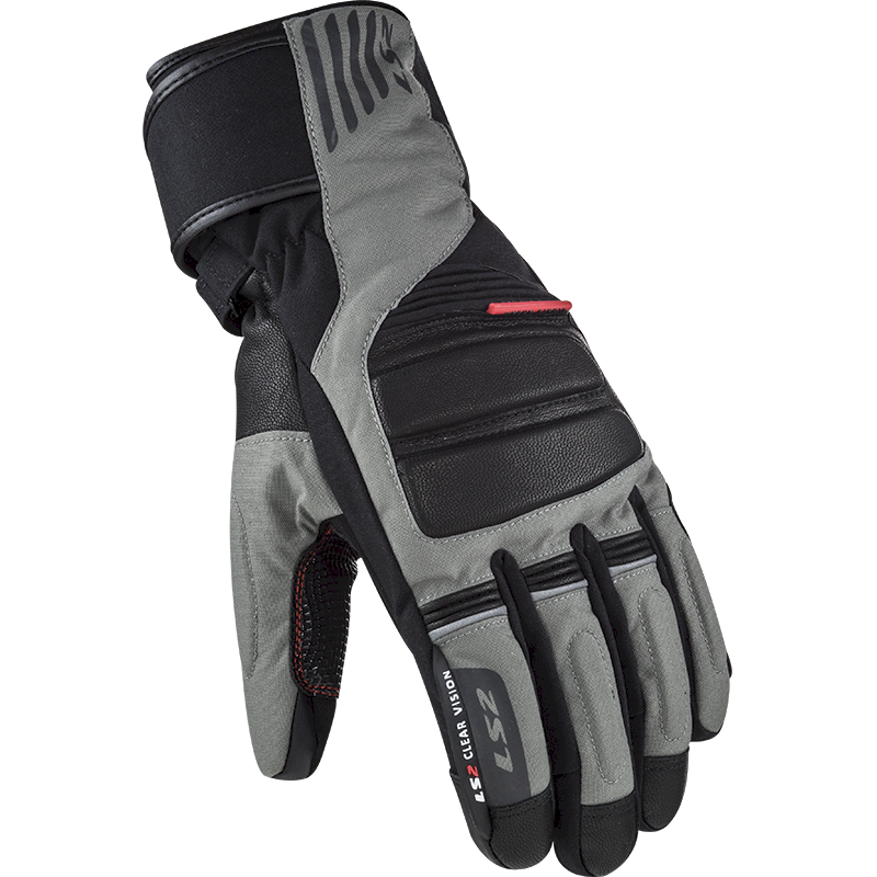Pirštinės LS2 FROST MAN GLOVES BLACK GREY