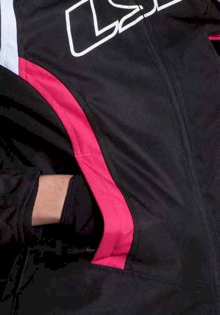 Moteriška striukė LS2 GATE LADY JACKET BLACK PINK