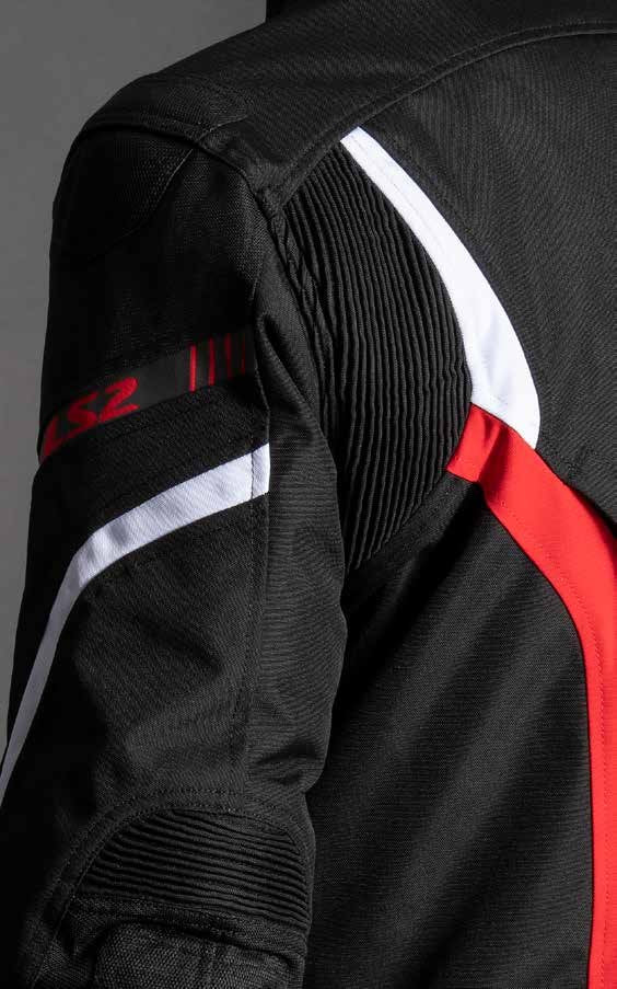 Striukė LS2 GATE MAN JACKET BLACK RED