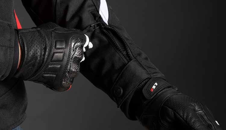 Striukė LS2 GATE MAN JACKET BLACK RED