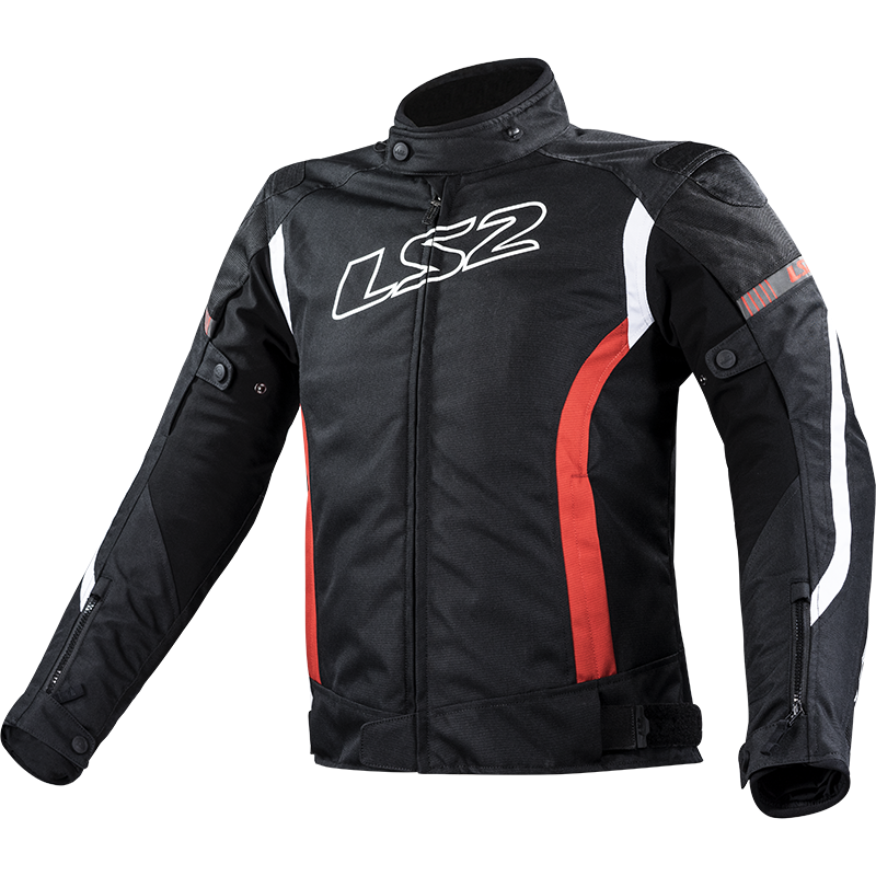 Striukė LS2 GATE MAN JACKET BLACK RED
