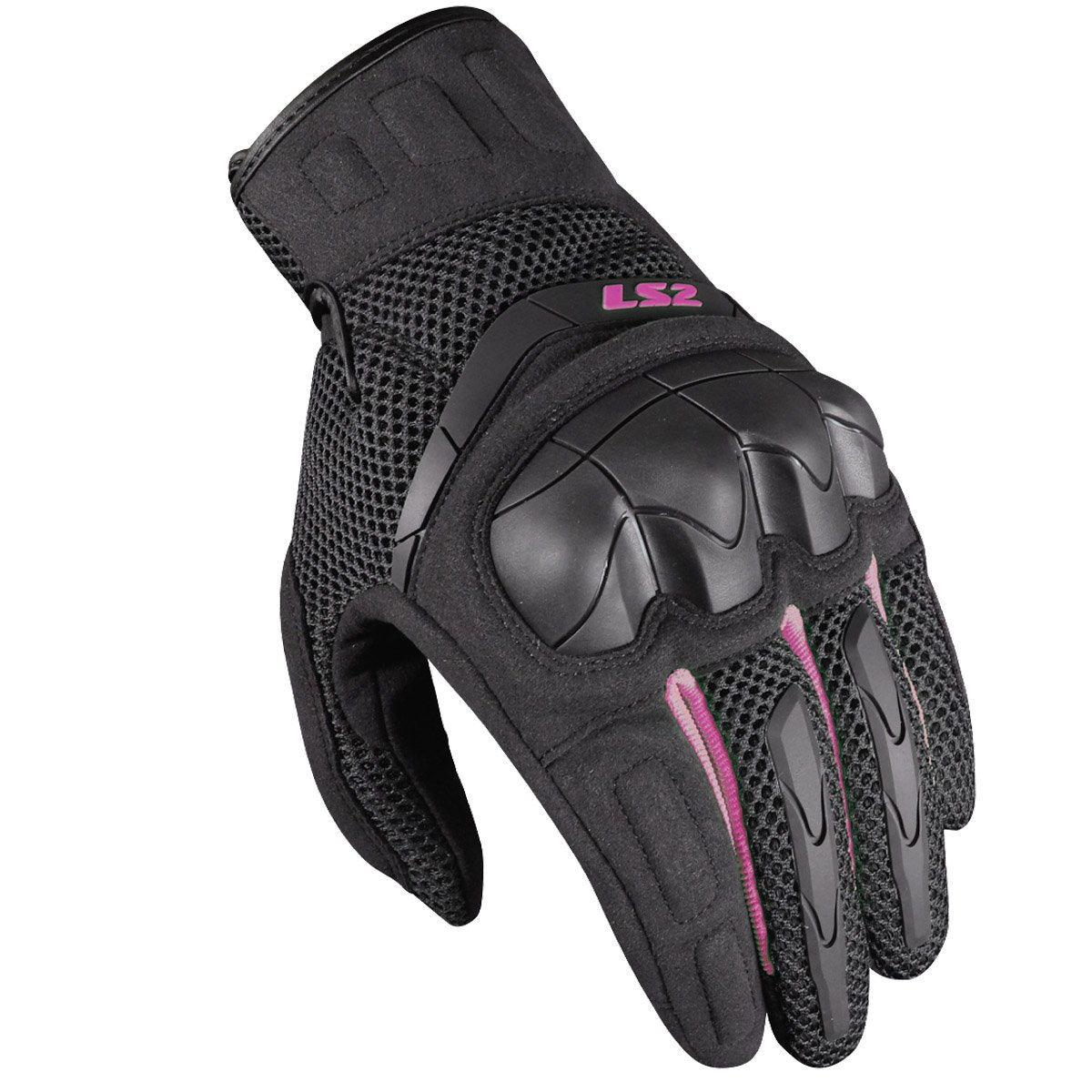 Pirštinės LS2 KUBRA LADY GLOVES BLACK PURPLE