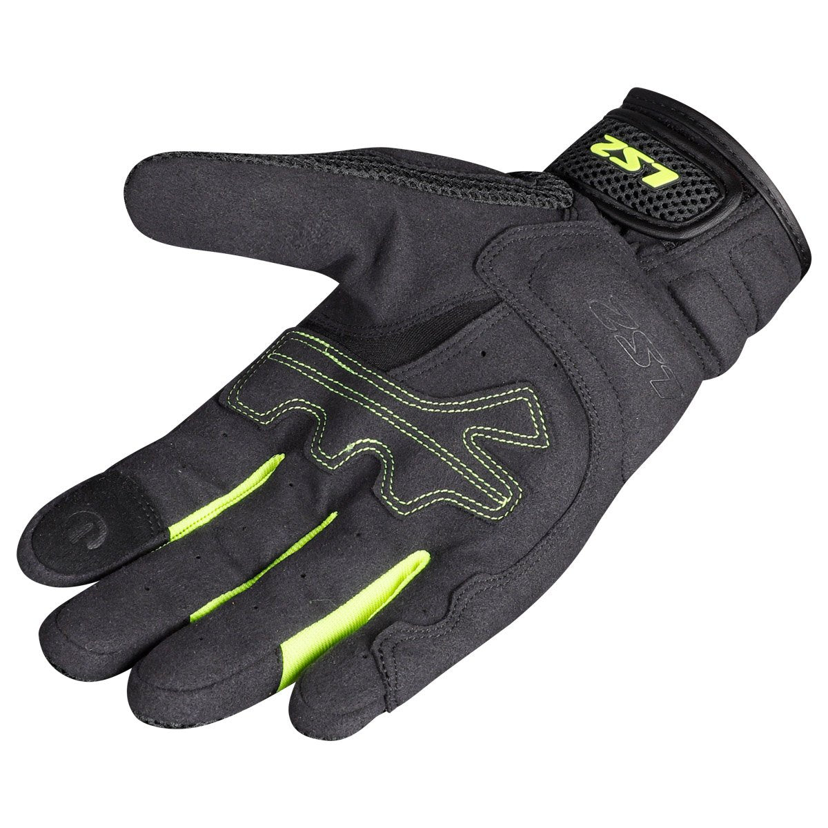 Pirštinės LS2 KUBRA MAN GLOVES ANTHRACITE H-V YELLOW