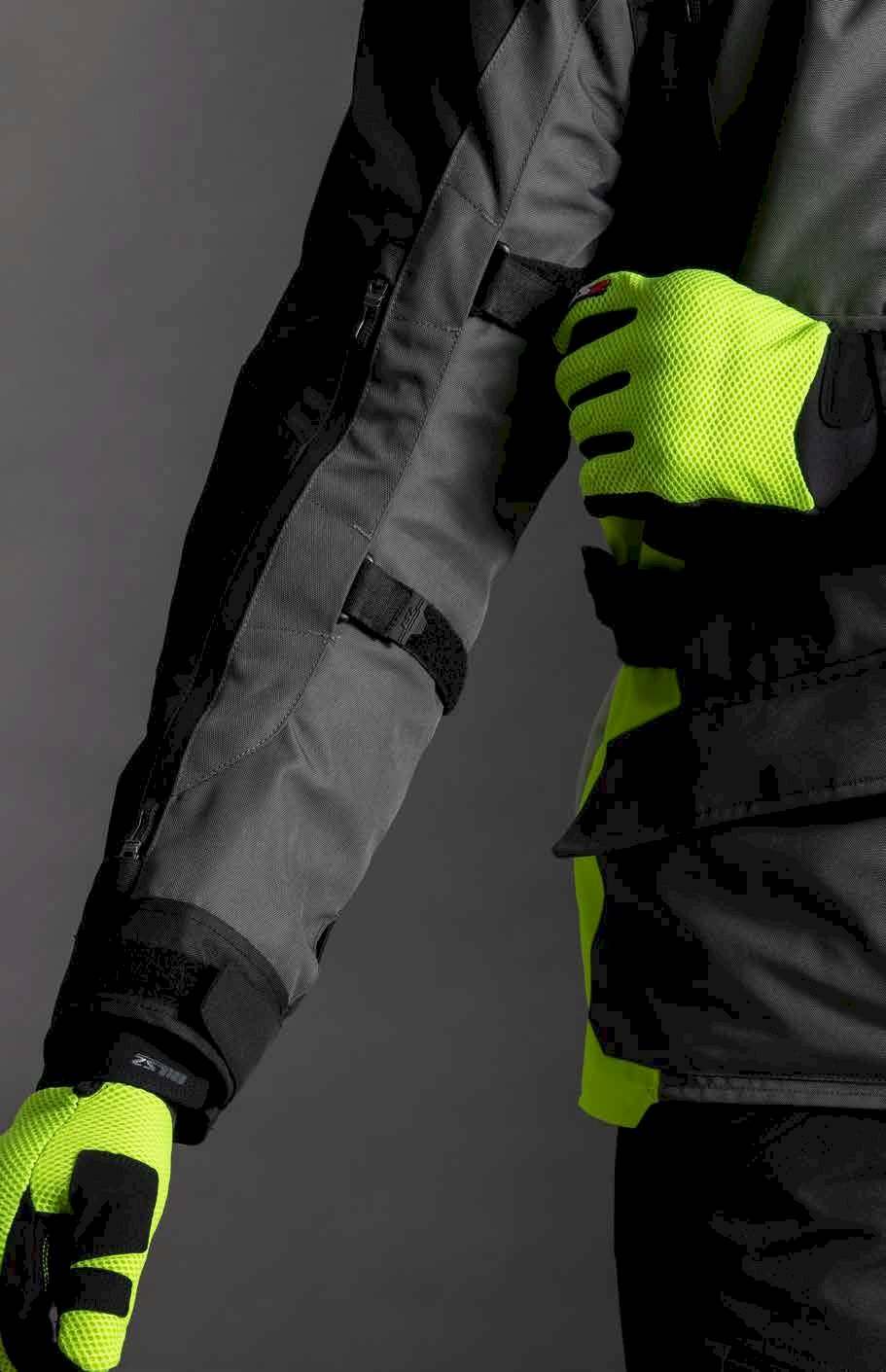 Jacket LS2 LANCE MAN GREY BLACK YELLOW