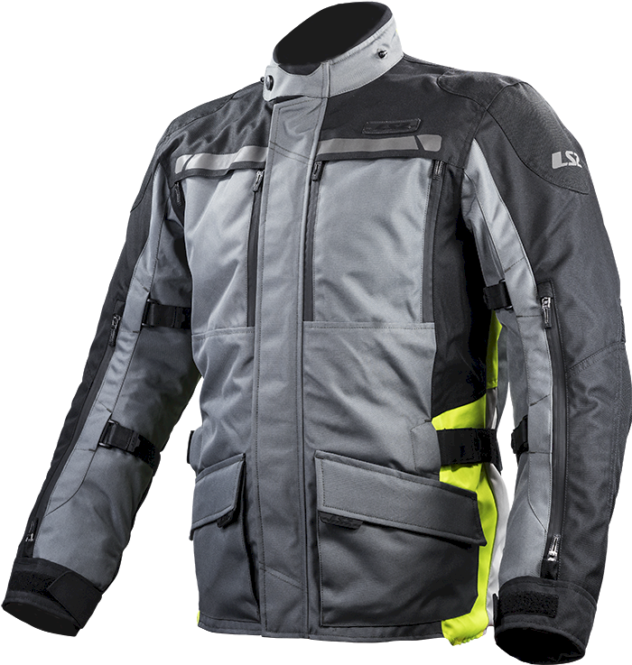 Striukė LS2 LANCE MAN GREY BLACK YELLOW