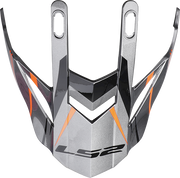LS2 MX436 EVO SNAPELIS - KNIGHT TITANIUM ORANGE