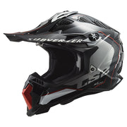 LS2 MX700 SUBVERTER EVO II ŠALMAS - ARCHED Silver Titanium