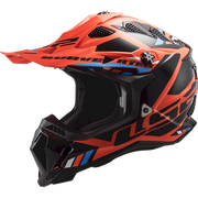 LS2 MX700 SUBVERTER ŠALMAS - STOMP FLUO ORANGE BLACK