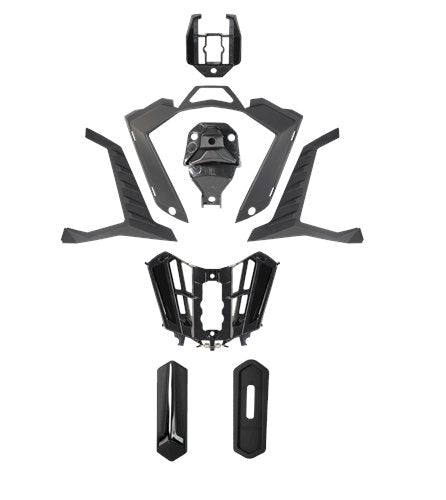 LS2 MX701 SMAKRO ORO VENTILIACIJA - GLOSS BLACK