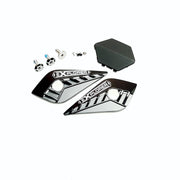 LS2 MX701 CARBON PEAK SCREWS+COVERS MATT BLACK