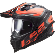 LS2 MX701 EXPLORER ALTER ŠALMAS - MATT BLACK FL.ORANGE