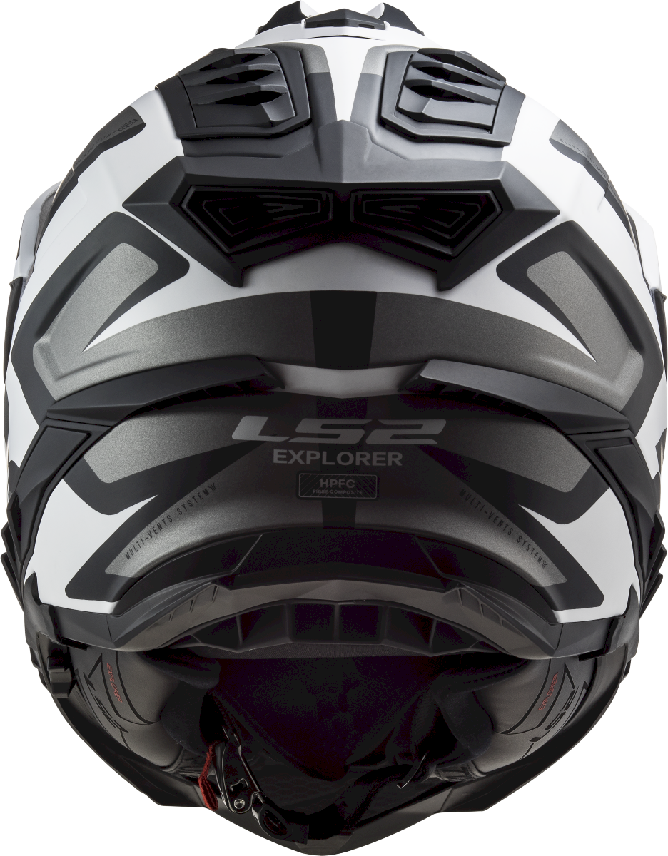 LS2 MX701 EXPLORER ŠALMAS - ALTER MATT BLACK WHITE
