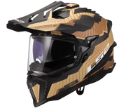 LS2 MX701 EXPLORER C ŠALMAS - TRICK BROWN SAND
