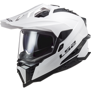 LS2 MX701 EXPLORER ŠALMAS - SOLID WHITE