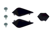LS2 MX701 PEAK SCREWS+COVERS GLOSS BLACK