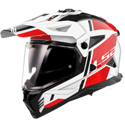 LS2 MX702 PIONEER II ŠALMAS - HILL WHITE RED