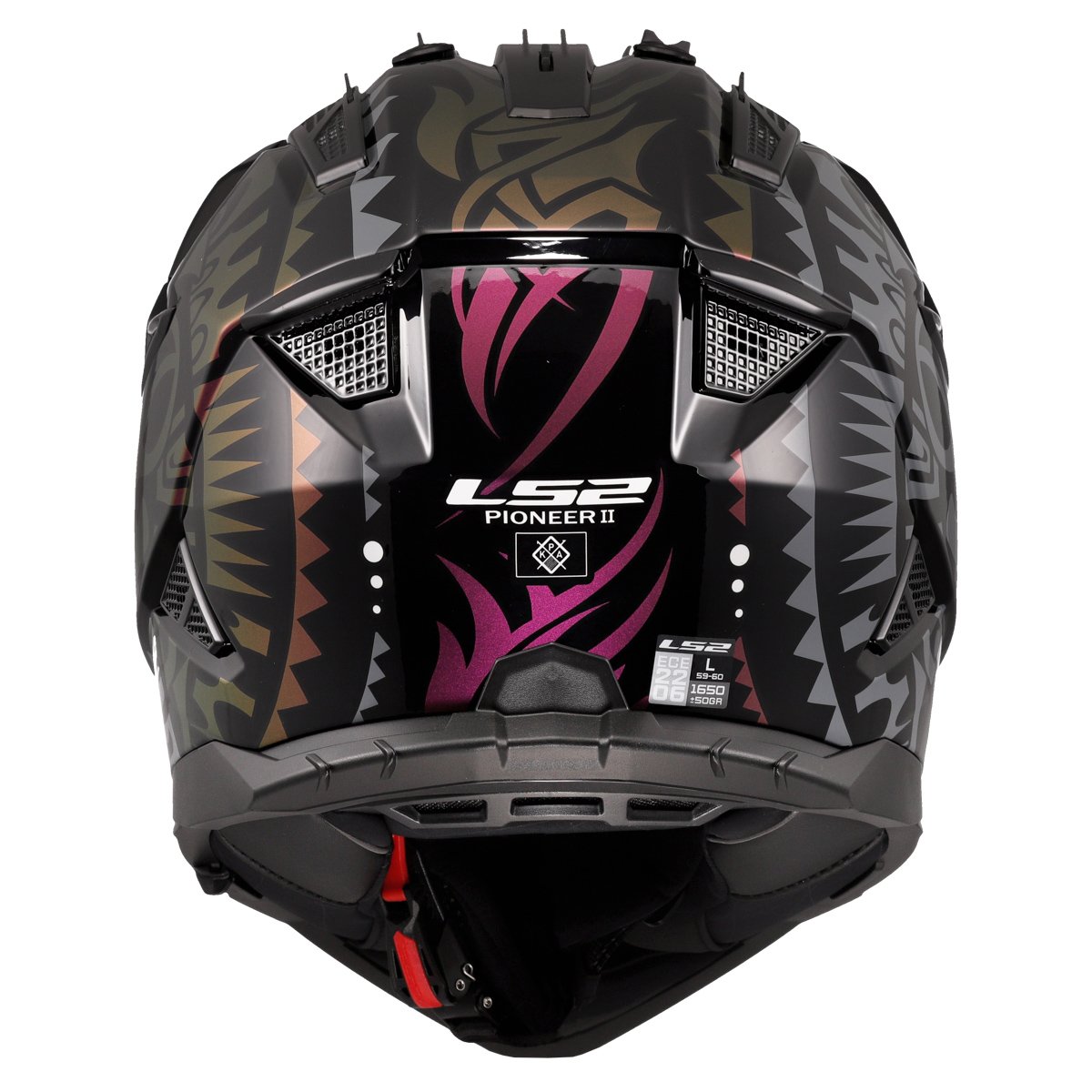 LS2 MX702 PIONEER II ŠALMAS - RANGI BLACK