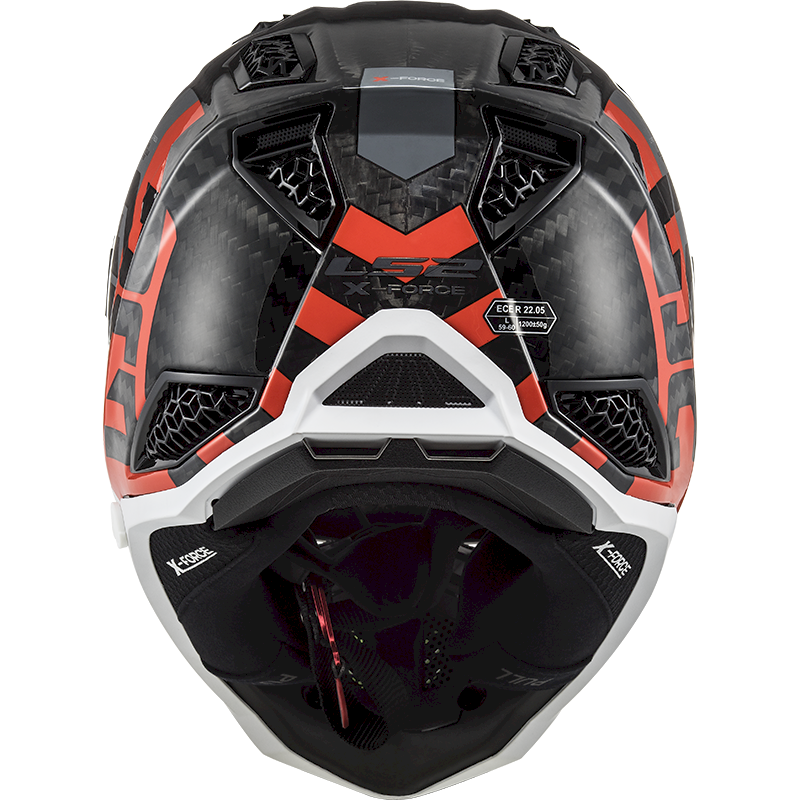LS2 MX703 C X-FORCE ŠALMAS - BARRIER H-V Yellow Red